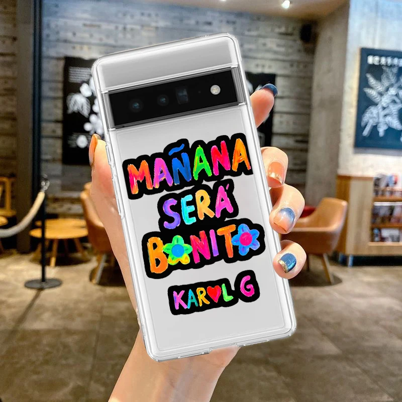 Letter Print Kangaroo Phone Case For Google Pixel 9 Pro XL 8 7 6 Pro 8A 7A 6A 5 4 5A 4A 3A XL 5G Silicone Soft Clear Cover