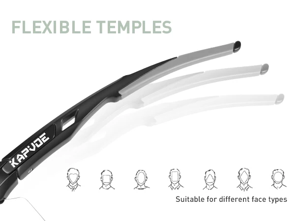 KAPOVE Neue Photochrome Outdoor Road Fahrrad Sport MTB Radfahren Sonnenbrille UV400 Radfahren Brillen Männer Frauen Reiten HiKing Gläser – Detail 8