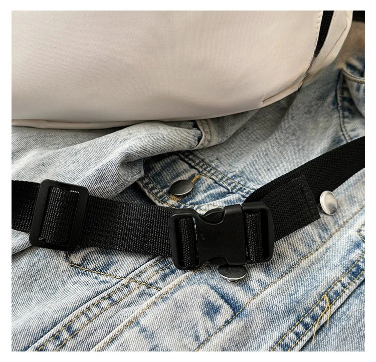 Schlichte und Stilvolle Crossbody Dumpling-Tasche, Leichtgewichtig, Große Kapazität, Umhängetasche, Studenten-Schultertasche, Vielseitige Sporttasche – Detail 4