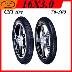 16x3.0 Tire Inner Tube Outer Tyre for Electric Motorcycle Electric Vehicle E-bike 16 Inch 16X3.0 CST Wear Resistant Tire