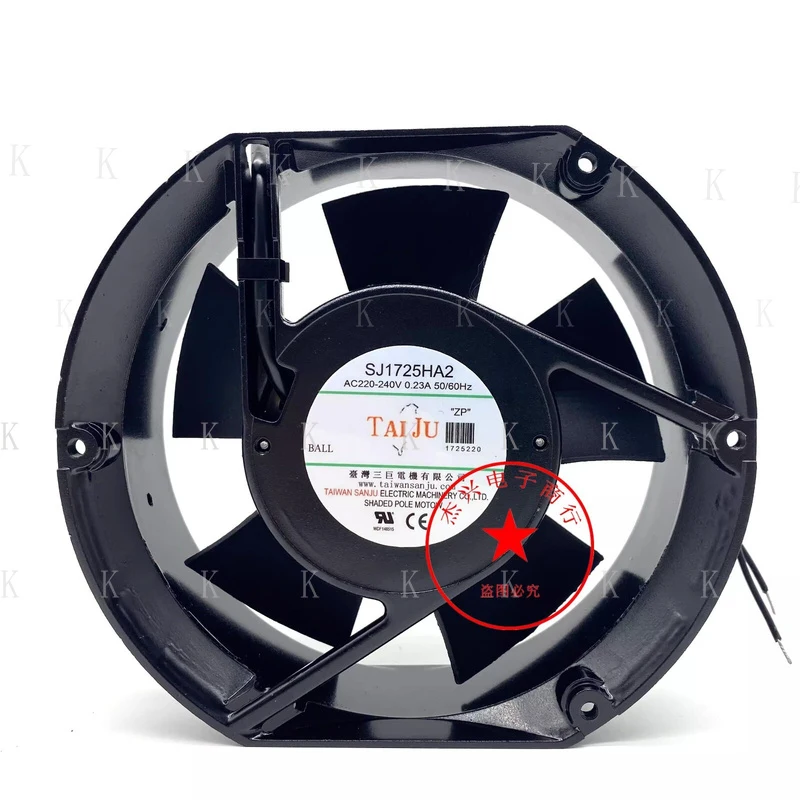 

C FOR 1PCS SJ1725HA2 17251 AC220V-240V 0.23A Ball Cooling Fan