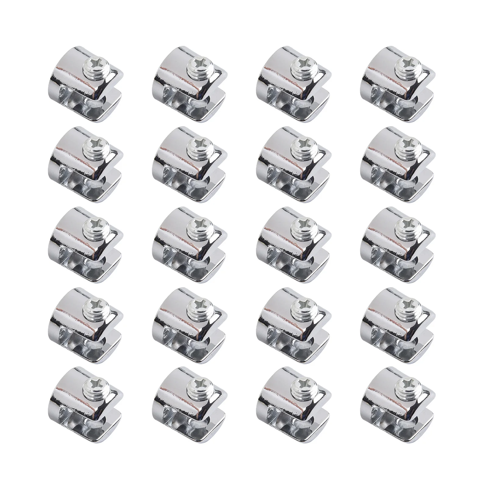 Glass Bracket Clamp for ves 6-8mm Clip Tool Stainless Steel For Fixing Bathroom Glass Isolating Office Seat Glass Zinc Alloy