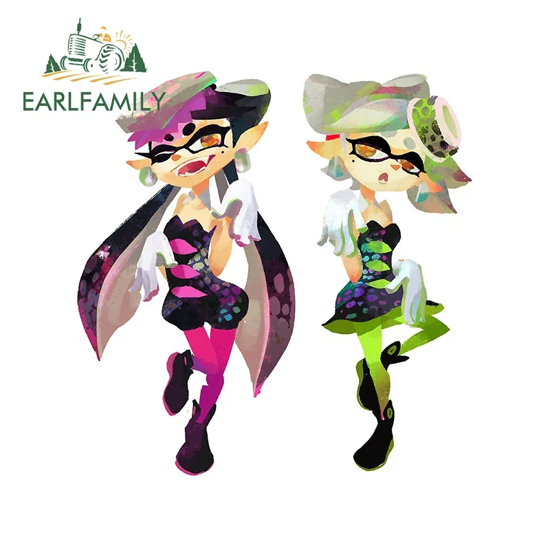 

EARLFAMILY 13cm x 11.7cm for Anime Cartoon Car Accessories Stickers Waterproof Sunscreen Decal Refrigerator Trunk Decoration