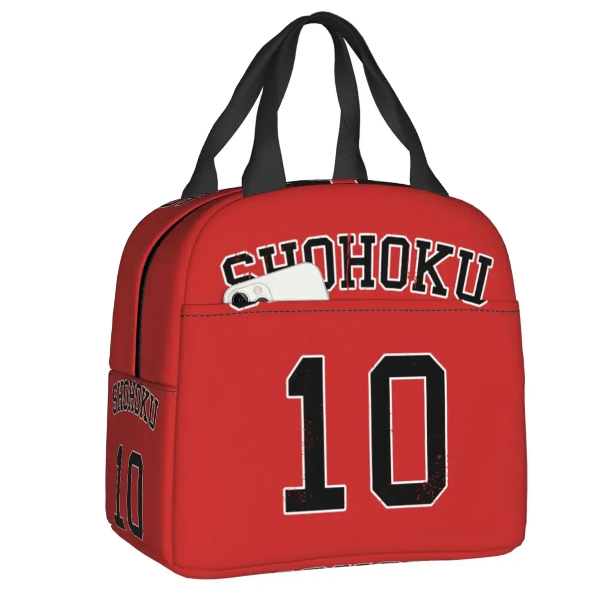 

Basketball Anime Slam Dunk Lunch Bag for School Waterproof Picnic Thermal Cooler Insulated Lunch Box Women Kids Tote Bags