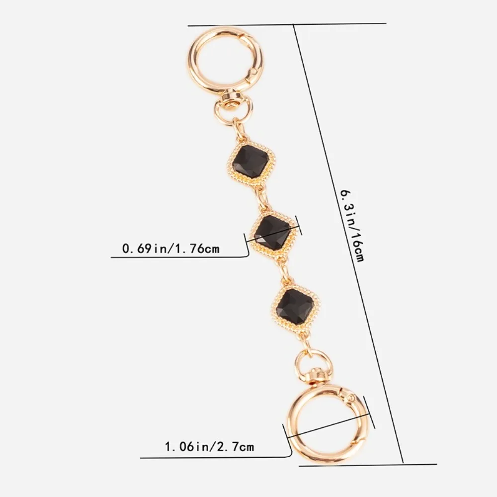 크로스 바디 핸드백 걸이식 버클 가방 액세서리, DIY 익스텐션 체인 스트랩, 16cm, 신제품