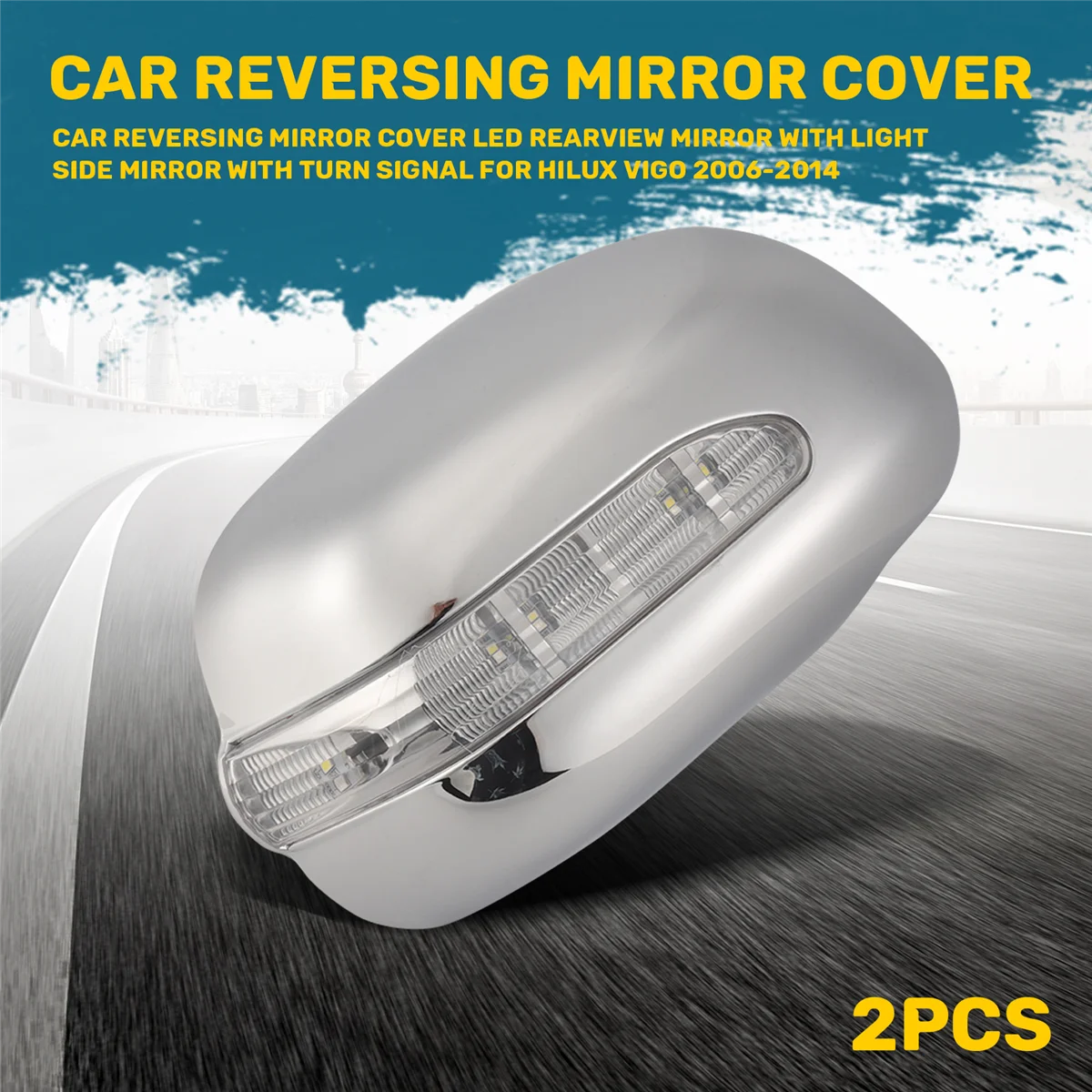 

Прочная светодиодная крышка зеркала заднего вида с указателем поворота для HILUX VIGO 2006-2014 гг.