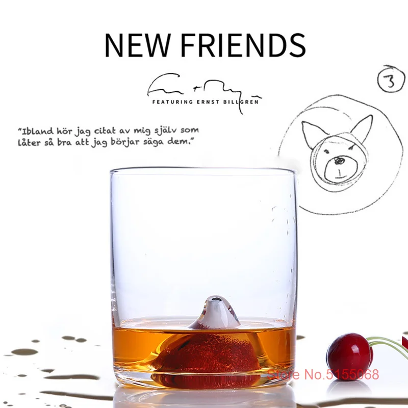 New Friends Whiskey Glass Colorful 3D Animal Head Wine Glass Nordic Style Bear Water Cup Bird Coffee Cup Beer Mug Dropshipping