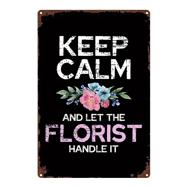 2D Flat, 1pc, Metal Sign, 
