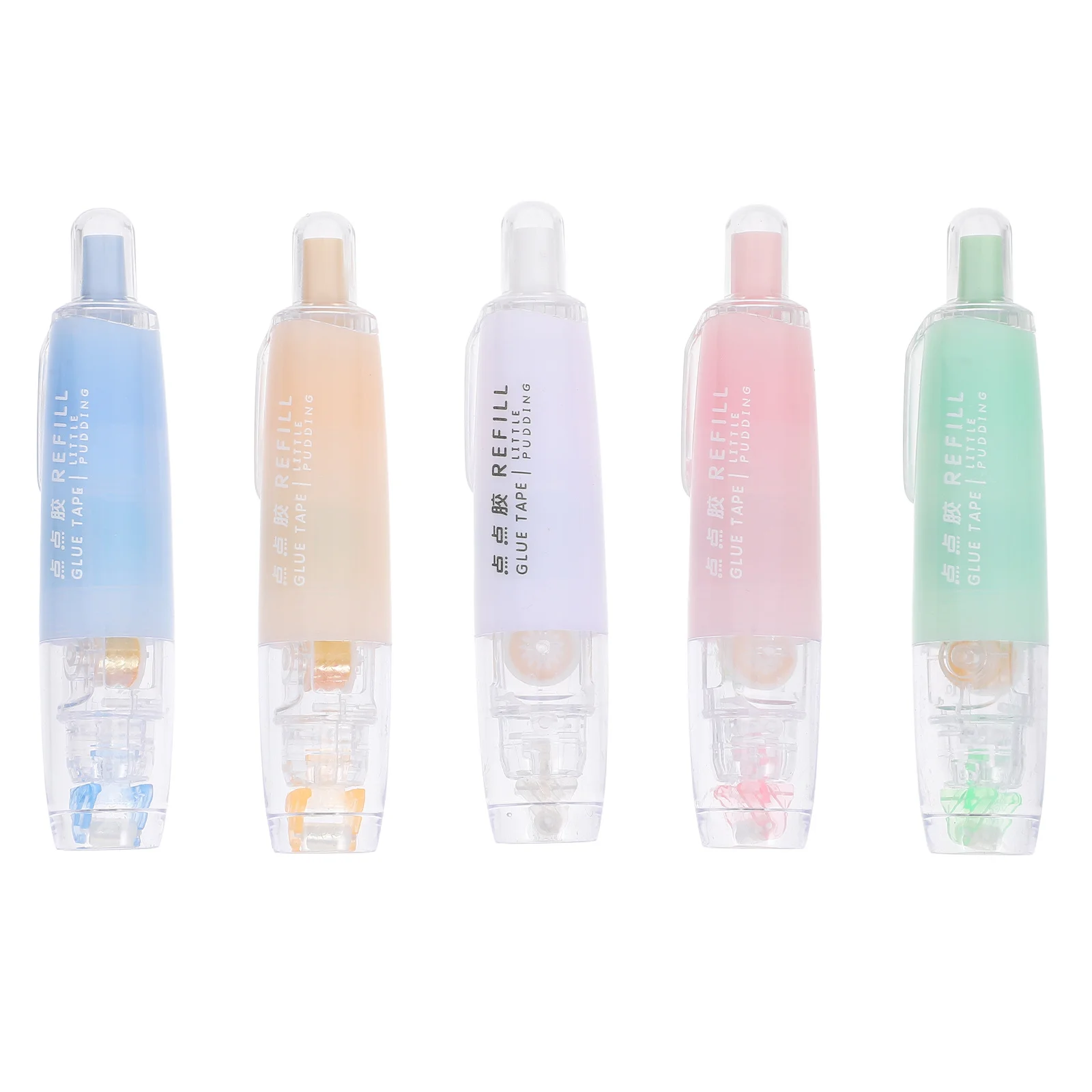 5Pcs Quick Drying Glue Pen for DIY Crafts Handbook High Viscosity Pen-Shaped Adhesive for Card Making Scrapbook Art Supplies