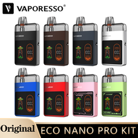 Original Vaporesso ECO Nano Pro Kit Vape 1000mAh Battery 6ml ECO Nano 0.6ohm Lush Mesh Pod Power/ECO Mode Vaporizer E Cigarette