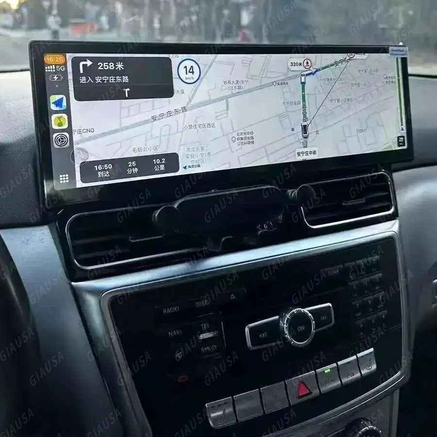 

15.6 Inch Carplay Android 14 For Mercedes Benz Ml Gl X166 2012-2015 Car Gps Navigation Multimedia Player Head Unit Satnav Media