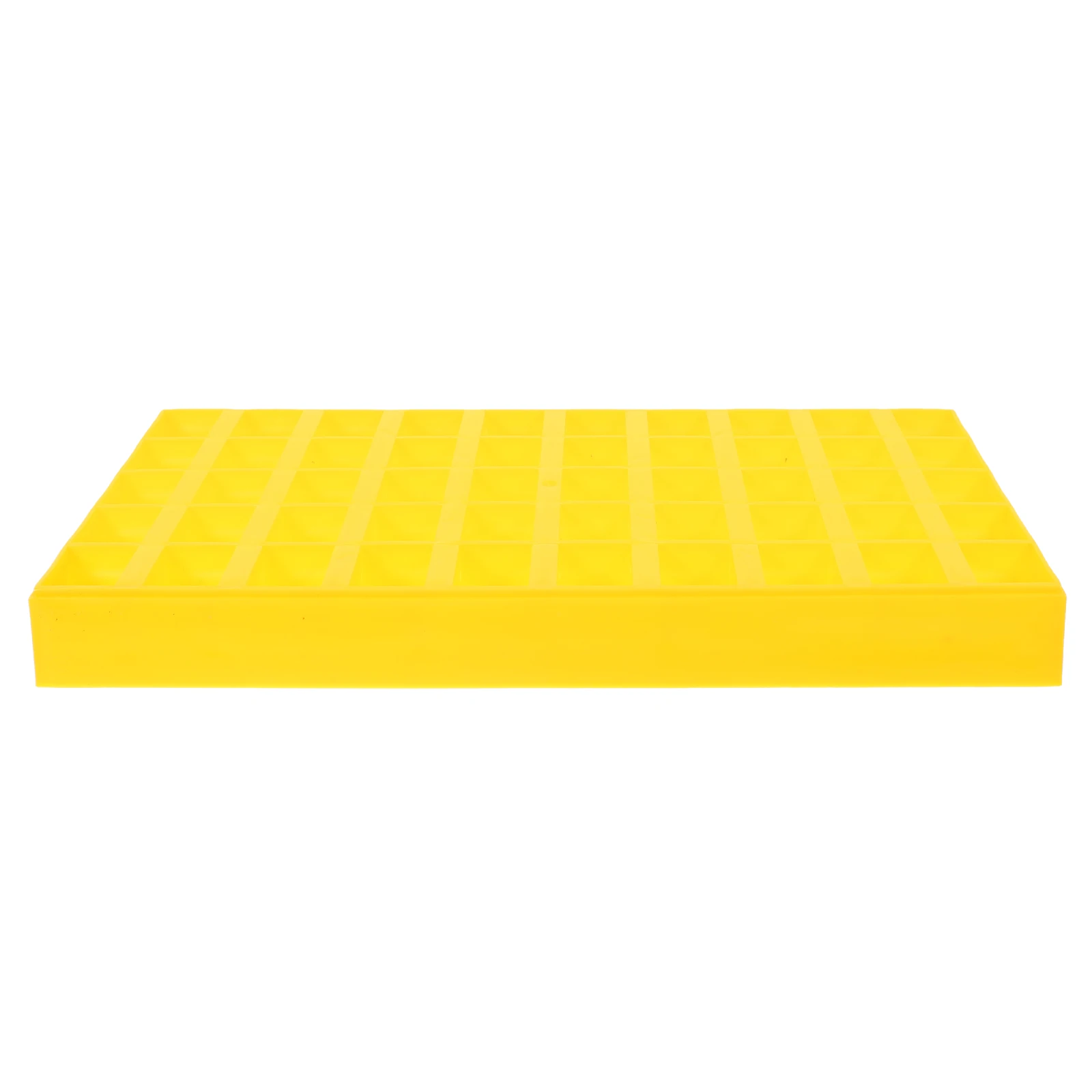 Coin Storage Box 500 Capacity Yellow Plastic Multi grid Sturdy Reusable Bank Supply Household ganizer Storage Case
