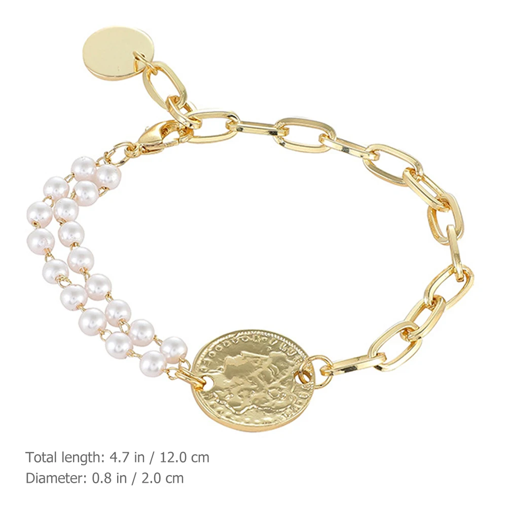 Elegant Pearl Chain Bracelet Wrist Decor Accessory Trendy Women Jewelry Creative Charm Decorative Wrist Chain Gift For Girls