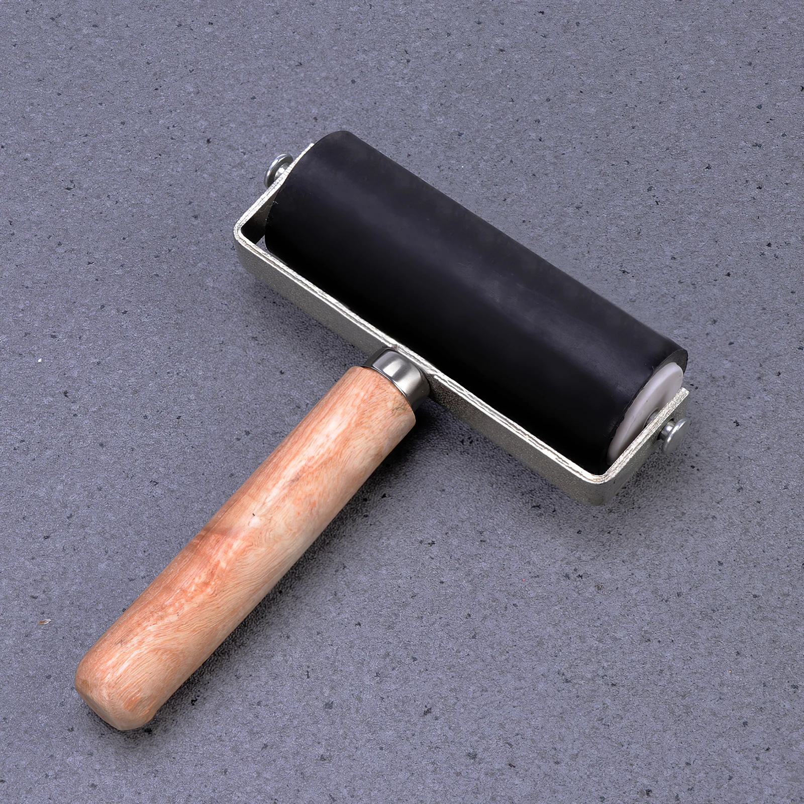 

Ink Roller Tool Rubber Printmaking Stamping Craft Frame Comfortable Grip Spreading Glue For Scrapbook