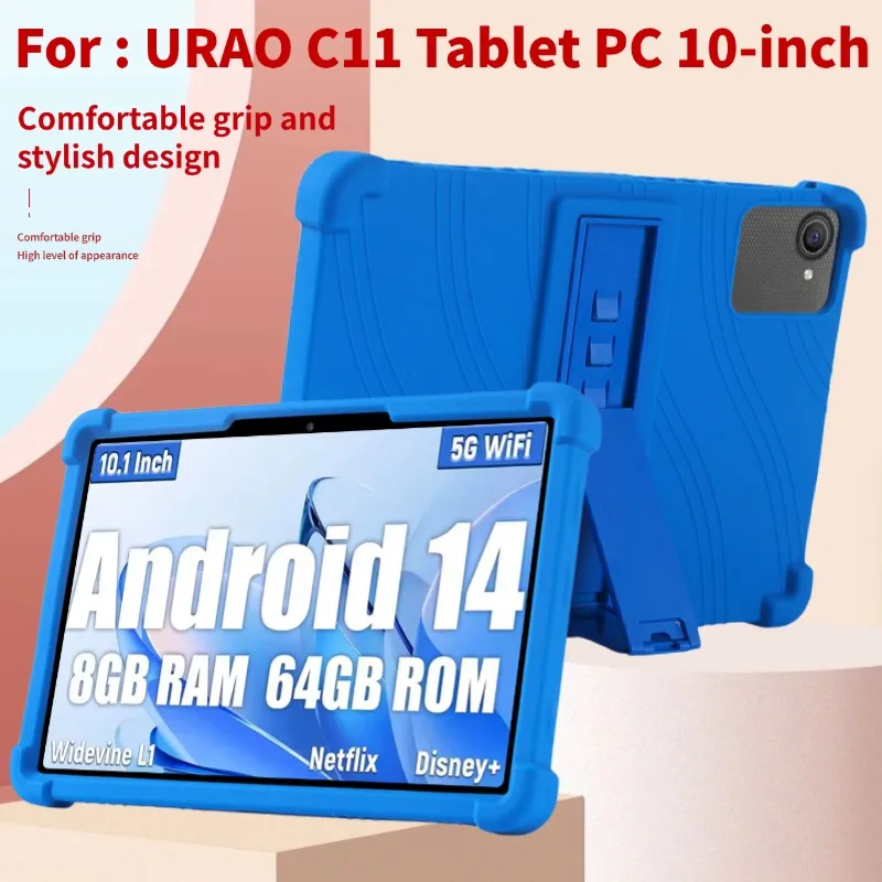 

Чехол для URAO C11, 10-дюймовый планшет, безопасный противоударный силиконовый чехол-подставка
