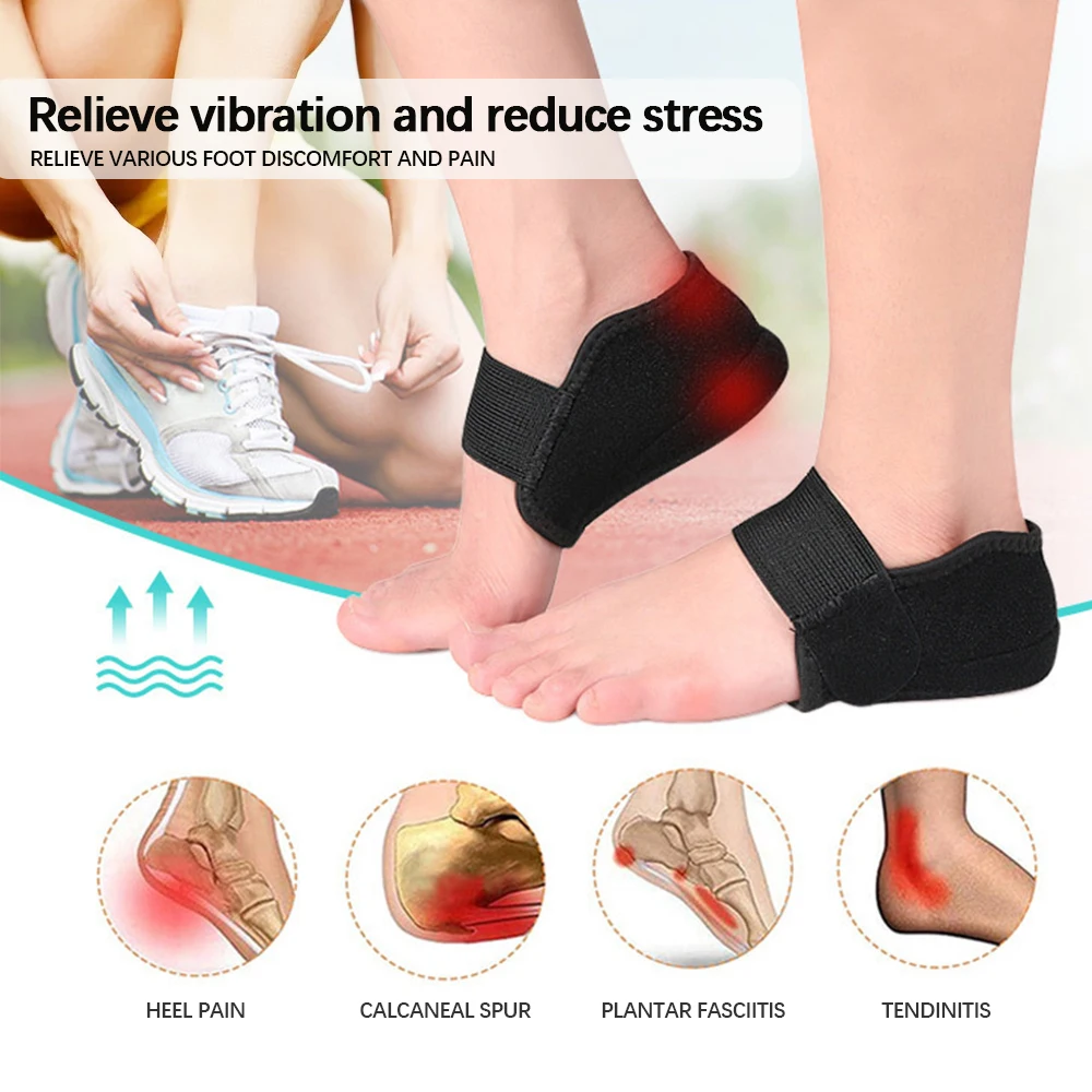 1-3cm Invisible Height Increase Insoles Heightening Half Insole Silicone Non-slip Foot Cushion Orthopedic Arch Support Heel Pad