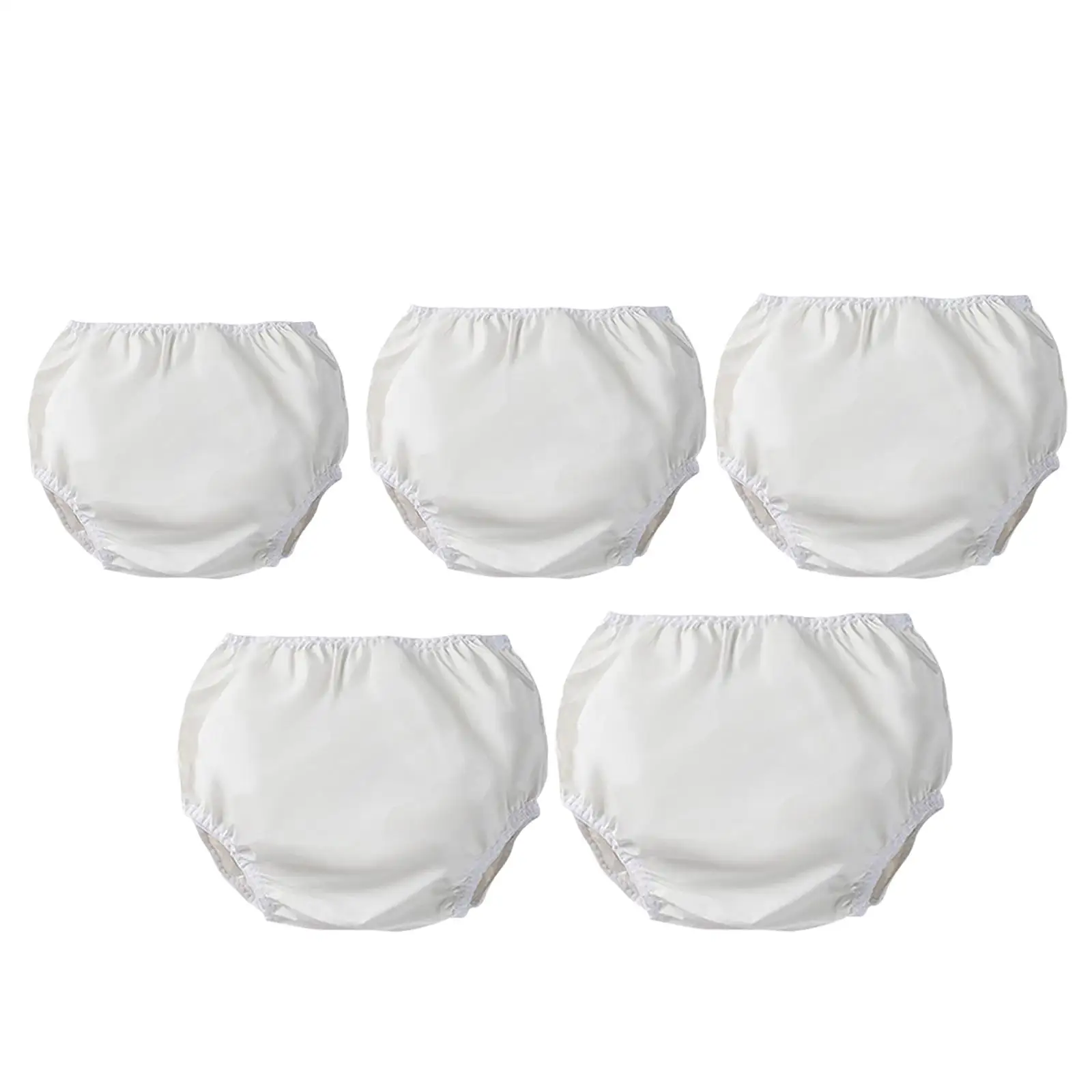 Incontinence Cover Pant Pull on Underwear Incontinence Waterproof Briefs Soft Diaper Pants for Women Men Old People Disabled