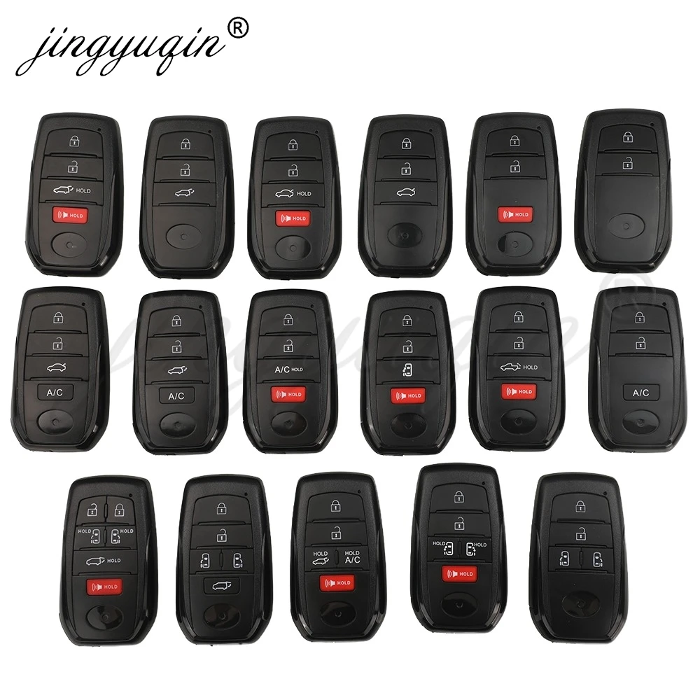 

Smart Remote Car Key Shell for Toyota Corolla Cross Yaris Hilux Alphard Prado Highlander Fortuner Granvia Sequoia Crown Camry