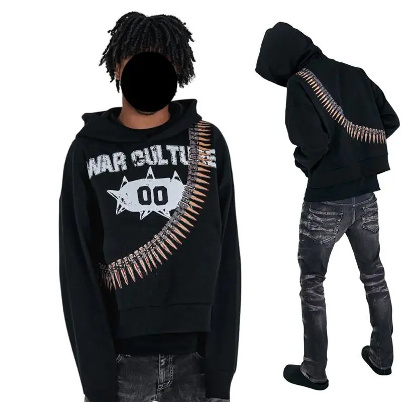 سترة بغطاء للرأس مطبوعة مخصصة لخريف وشتاء 2025، سترة دافئة وفضفاضة، معطف علوي للرجال والنساء