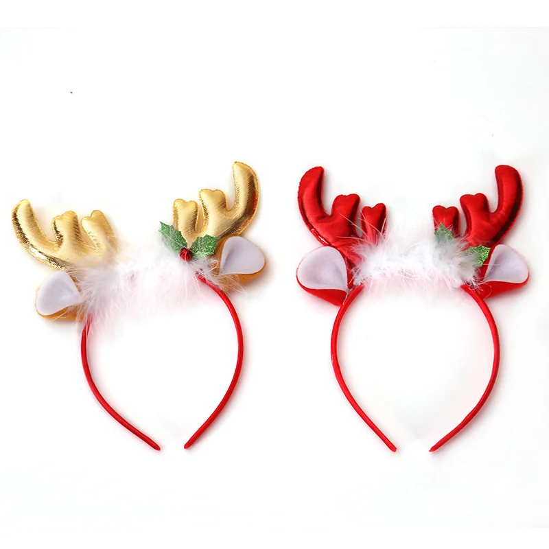 New Happy Christmas Hairbands สำหรับผู้หญิงหญิงสาวการ์ตูนน่ารักซานตาคลอส Snowman กวางต้นไม้ Headband แฟชั่นเครื่องประดับผม