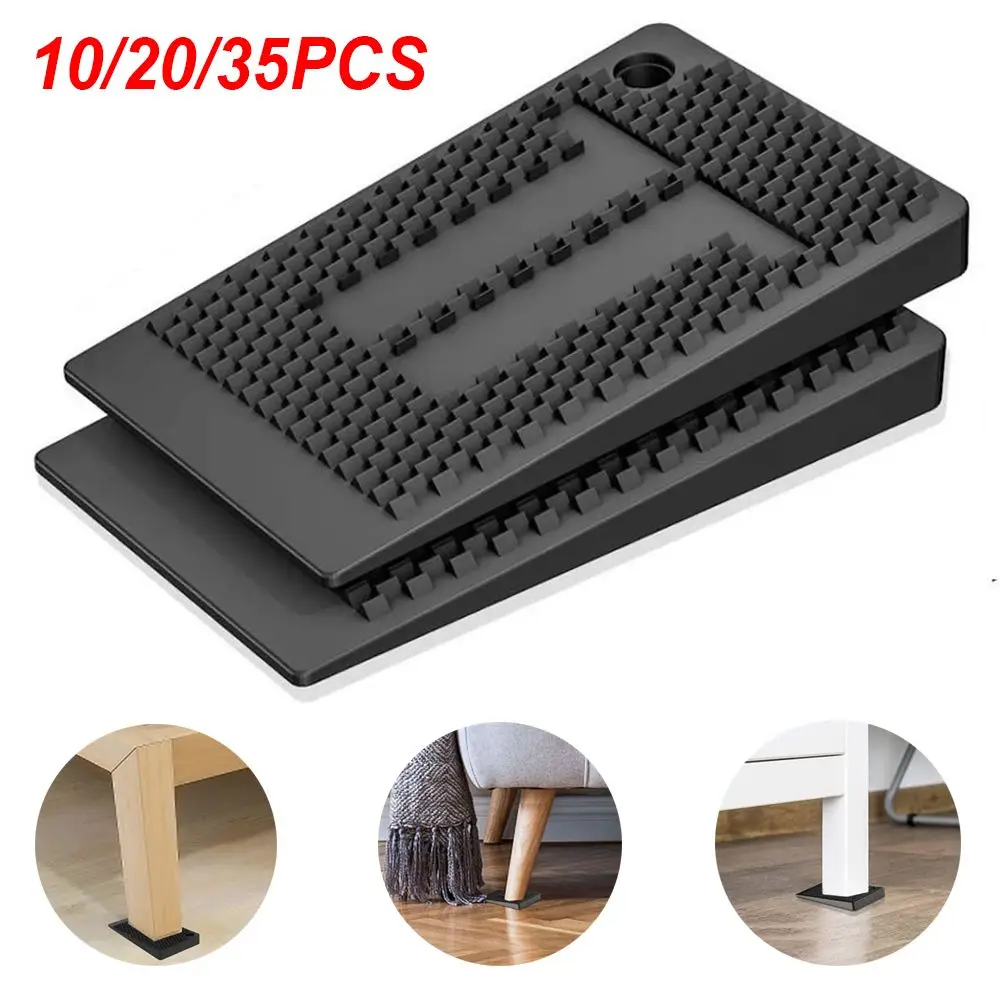 

10/20/35PCS Adjustable Non-slip Refrigerator Stopper Table Shims Furniture Pads Washer Stabilizer