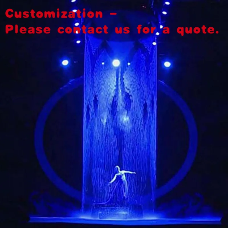 

custom.Luxury Waterwall Digital Curtain Fountain with Graphics and Animation Shows