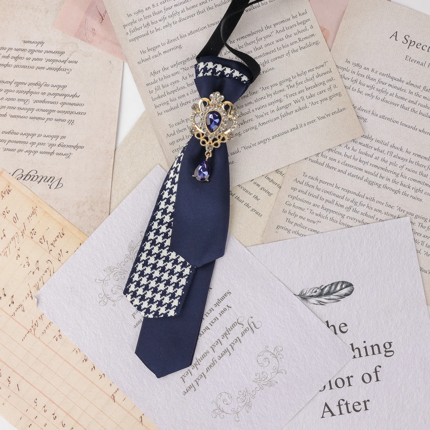 Britische College-Style JK-Krawatte für Männer und Frauen, koreanische Mode, handgefertigt, Business-Retro-Fliege, Hochzeitsschmuck, Accessoires, Geschenke – Detail 16