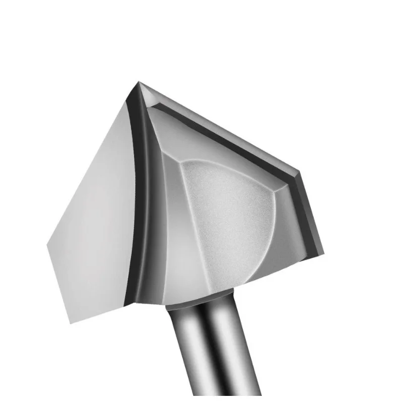 Drill Bit Router Bits CNC Engraving High Strength 1/4inch 6.35mm 42-53mm Bevelling Solid Hardened Steel V Groove
