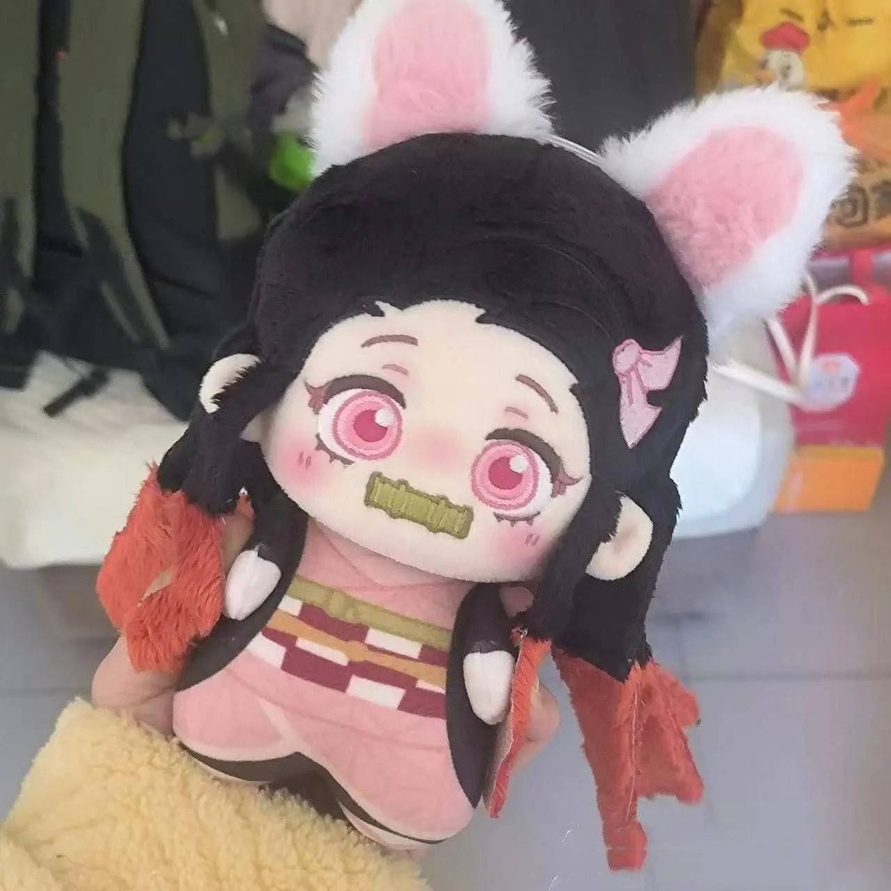 

Demon Slayer Kamado Nezuko 10CM Plush Doll Starfish Body Anime Adorable Keychain Bag Pendant Stuffed Toys Christmas Gift