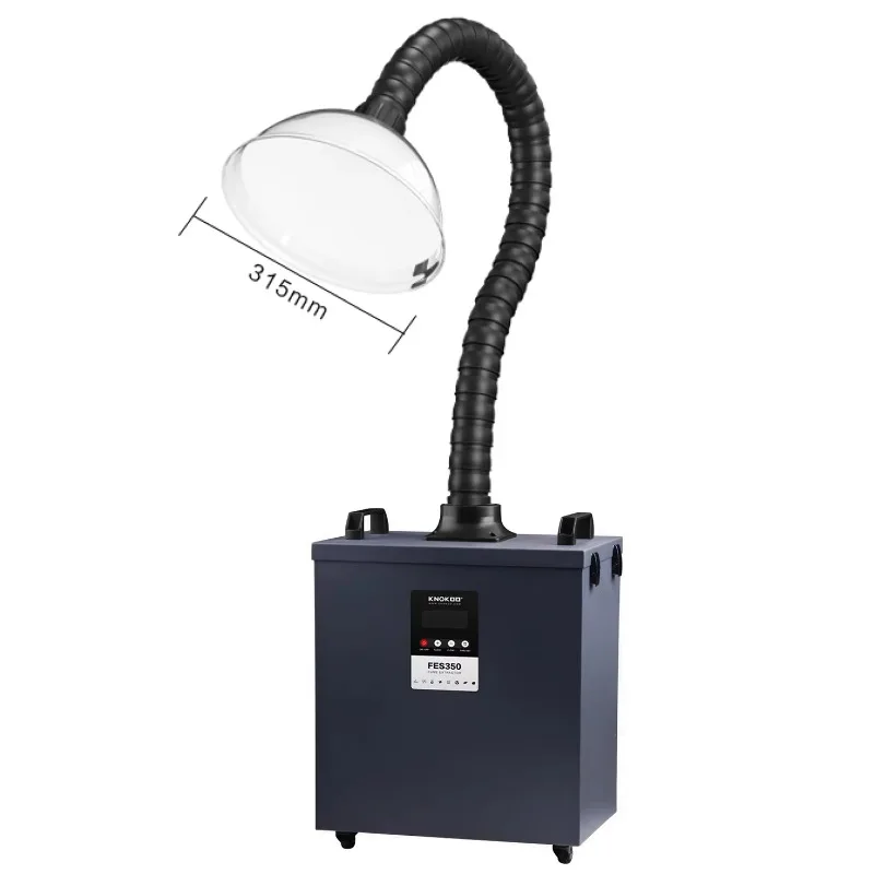 

KNOKOO 350W Industrial Fume Extractor Cutting Soldering Smoke Absorber Purifier FES350 for 3D Printing DTF Printer