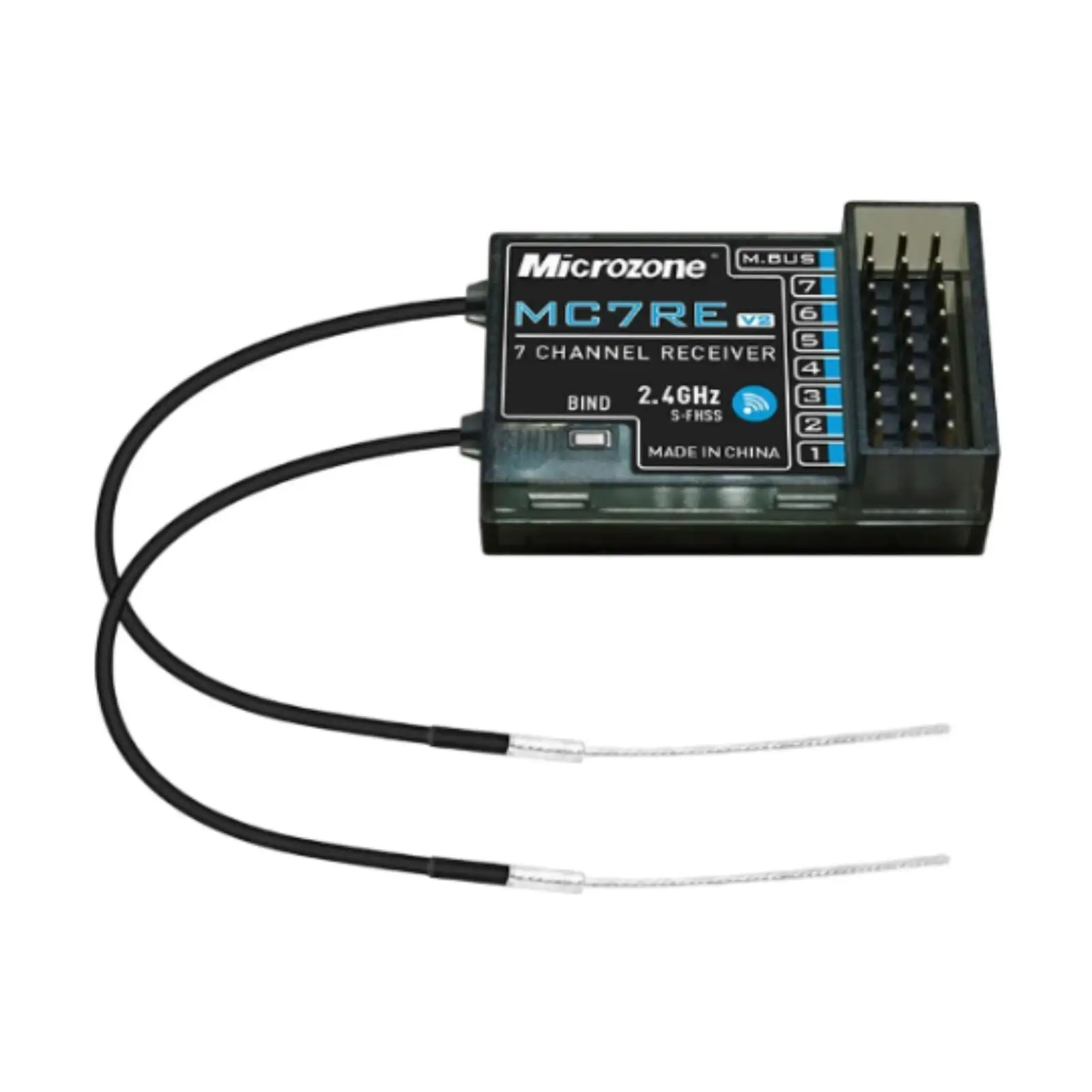 MC7RE Mini Receivers DC3.5V-7.4V Radio System 6Channel