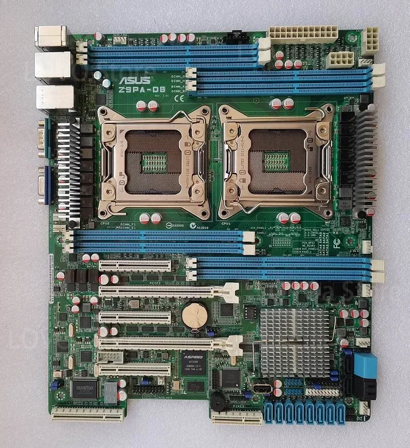 Z9PA-D8 2011 Dual server main board X79 main board support E5-2680V2