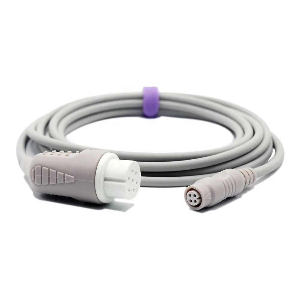 IBP adapter cable, Mindrays compatible 6-pin to connector