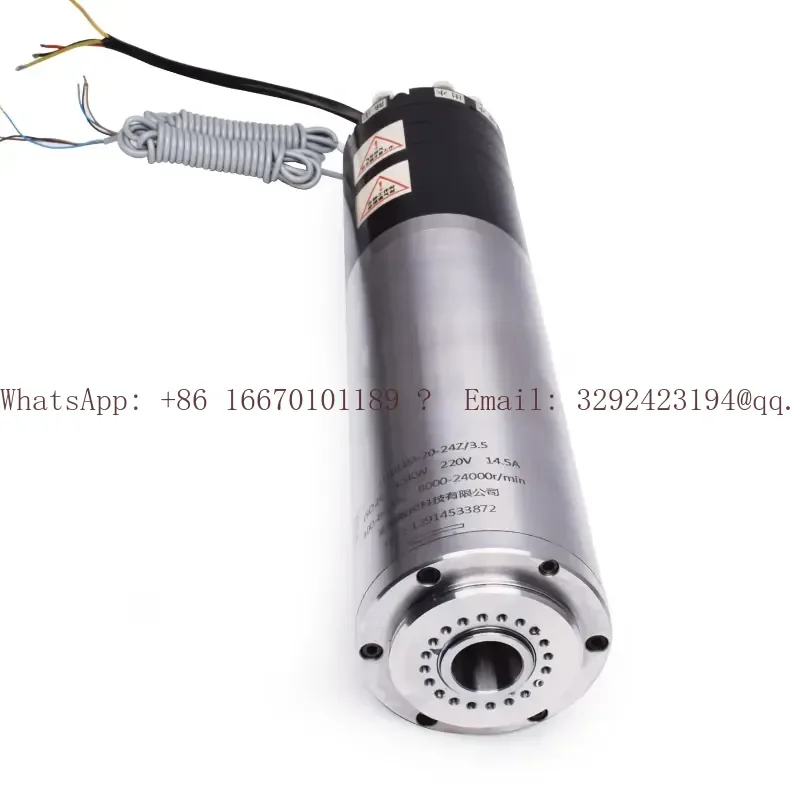 Atc Spindle for Cnc Router ISO20 3.5kw Automatic Tool Change Electric Spindle
