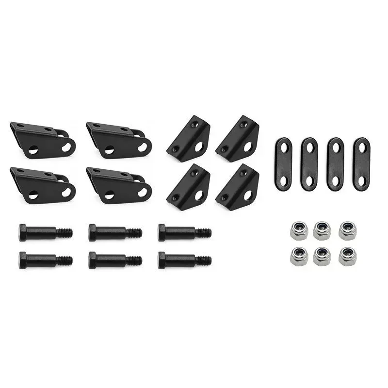 

Set of Aluminum Alloy Front and Rear Suspension Hanger Brackets for TAMIYA 1/14 Tractor Truck Model Cars Modification Parts