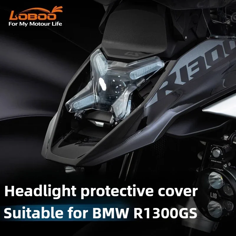 LOBOO Motorcycle Headlight Magnetic Protection Cover Is Suitable for BMW R1300GS Modified High Light Transmission Multi-color