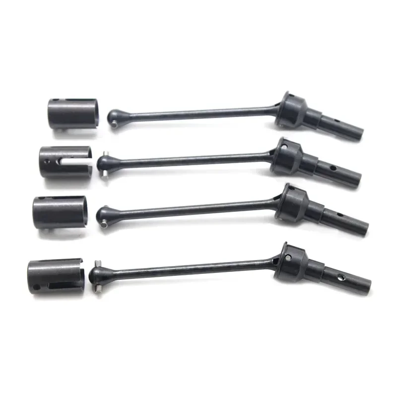 4Pcs Steel Front And Rear Extended Drive Shaft CVD With Shaft Cup For 1/10 Trxs MAXX Widemaxx RC Car Upgrades Parts