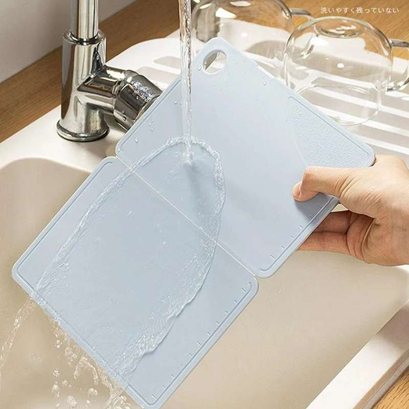 1Pc Fold Durable Cutting Board Non-slip Vegetable Fruit Chopping Board For Home Kitchen Camping Cuttingboard Easy To Clean Carry