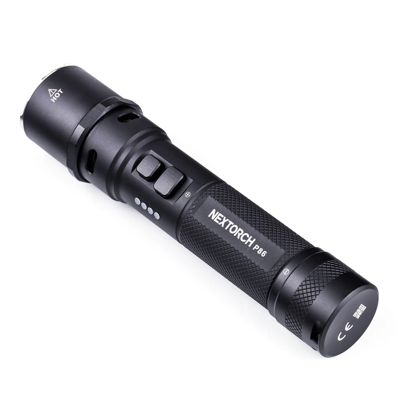 Imagem -06 - Led Lanterna Tática Recarregável Tocha Poderosa Lâmpada para Camping Pesca Iluminação Exterior Caça 1600 Lumens Nextorch-p86