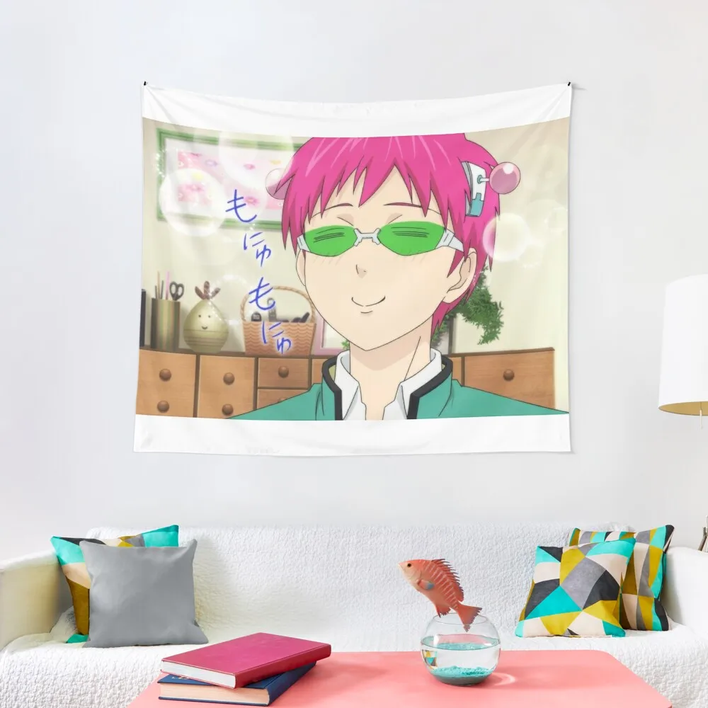 

happy saiki Tapestry Decoration Room Room Decor Aesthetic Things To Decorate The Room Tapestry
