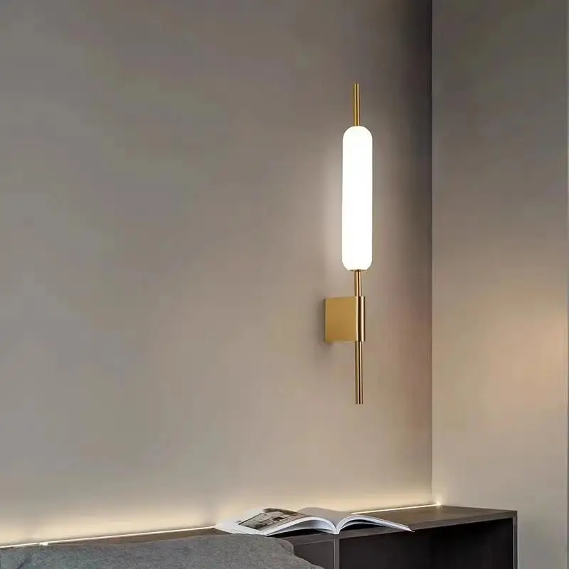 

Modern LED Wall Light Bedroom Living Room Background Wall sconce Bedside Bathroom Staircase Decor Lamp Indoor Lighting Luminaire