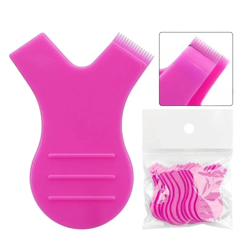 10 Uds extensión permanente de pestañas limpio combinado cepillos de pestañas reutilizables herramientas maquillaje forma de plástico rizador de elevación de pestañas