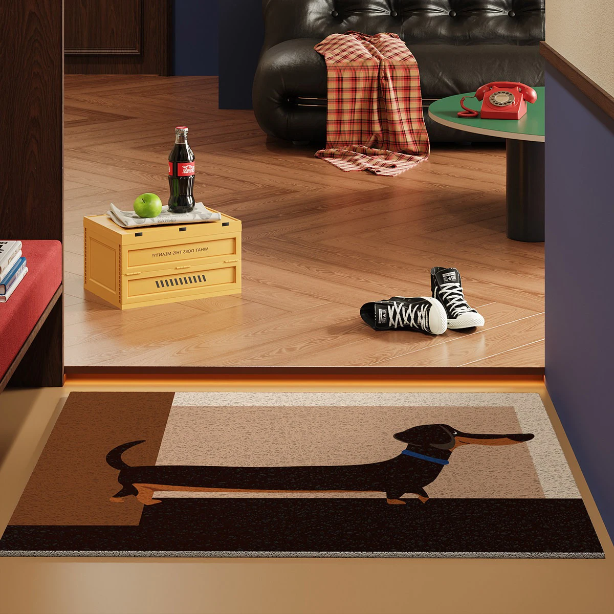 

Entrance Doormat Cartoon Dog Light Luxury Doormat Anti-slip Wear-resistant Carpet Home Decoration Килим Alfombra Entrada De Casa