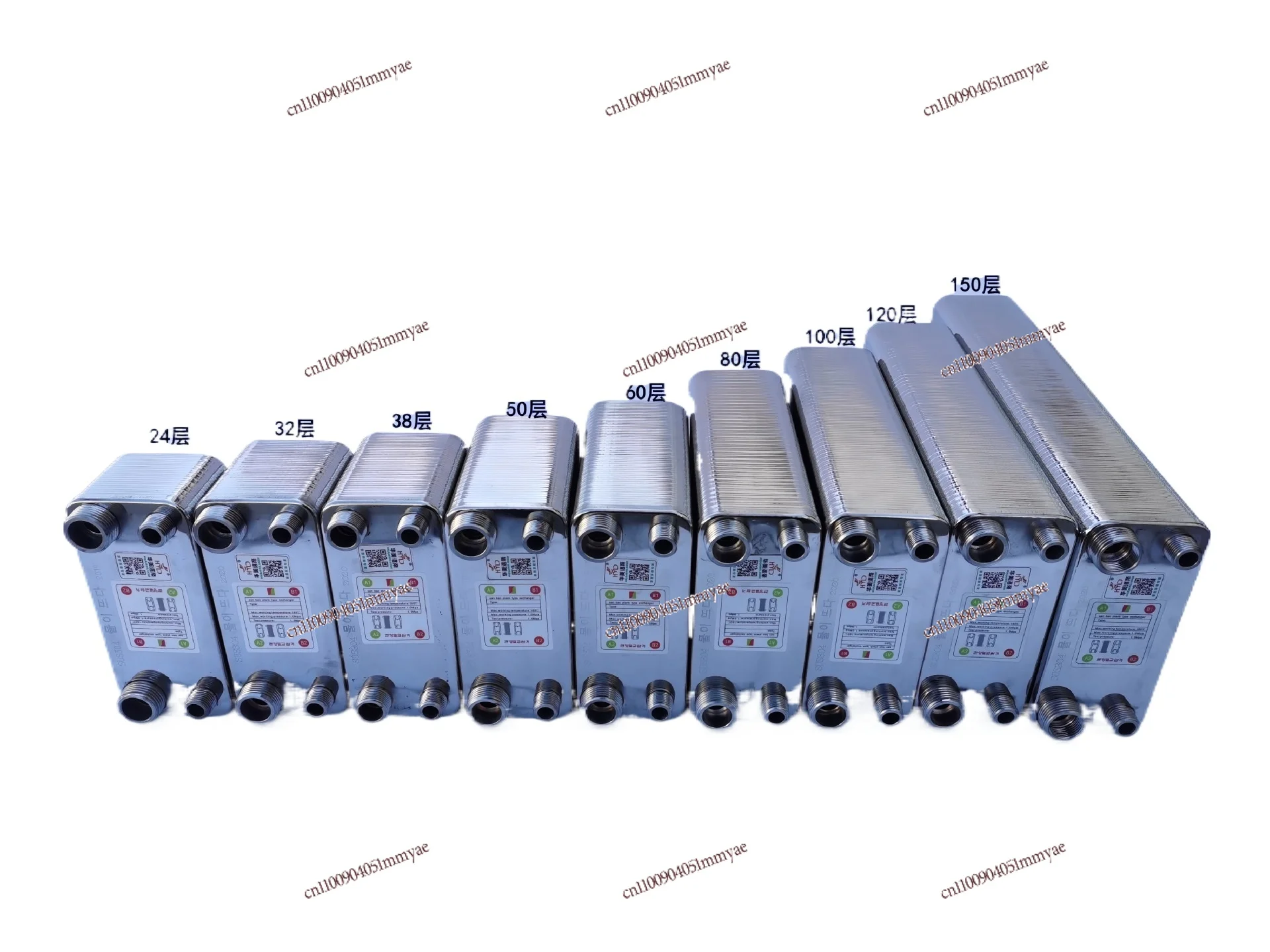 Echangeur-de-chaleur-domestique-de-type-plaque-pour-chauffage-instantane-par-eau-sur-radiateur