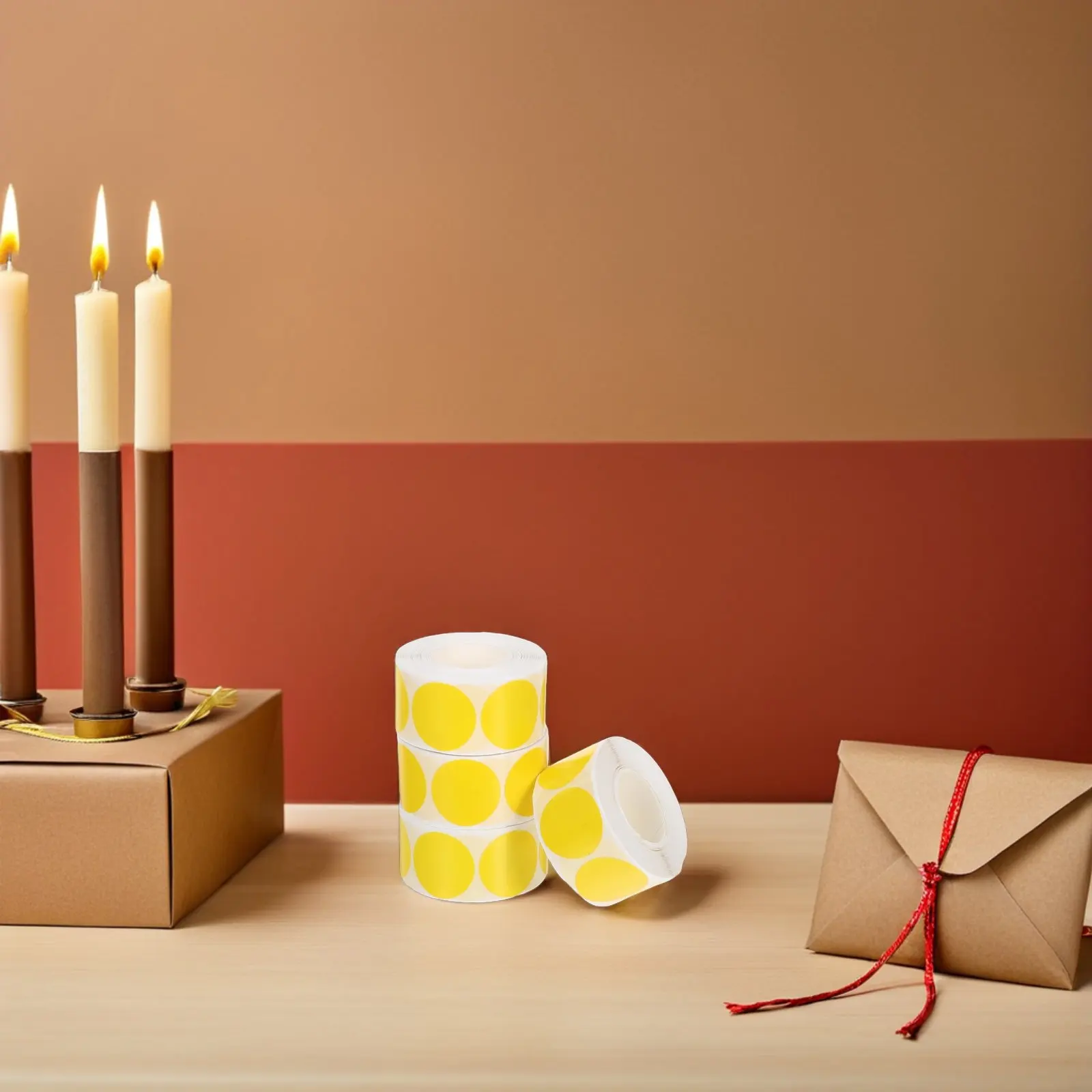 

1000 шт. этикеток для кодирования, пустые круглые точечные наклейки, 1 дюйм, желтые, с возможностью записи, самоклеящиеся круги для инвентаризации, гаражных распродаж, использования в классах