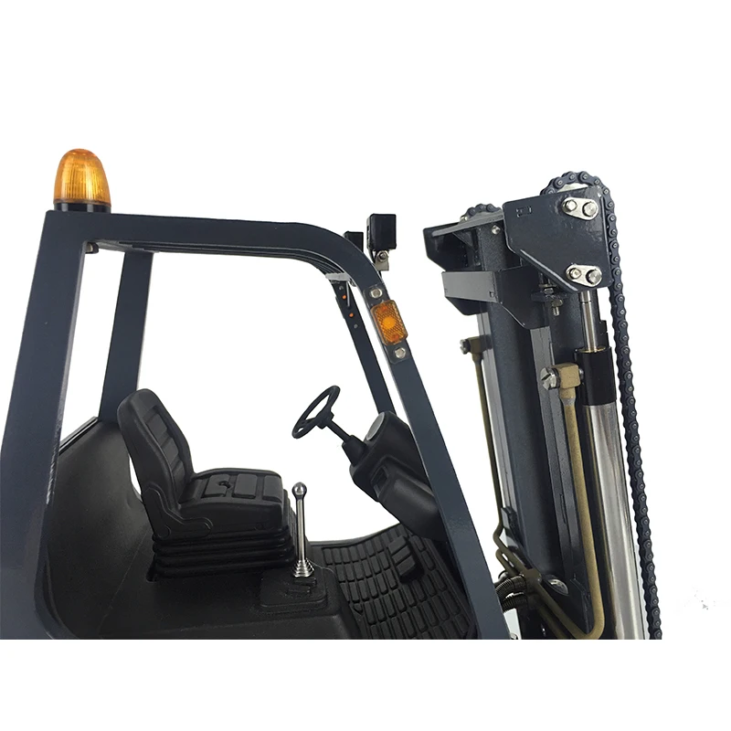 En Stock Lesu modèle 1/14 Rc chariot élévateur transfert hydraulique voiture Rc camion moteur lumière son TOUCAN peint couleur personnalisée pour adulte