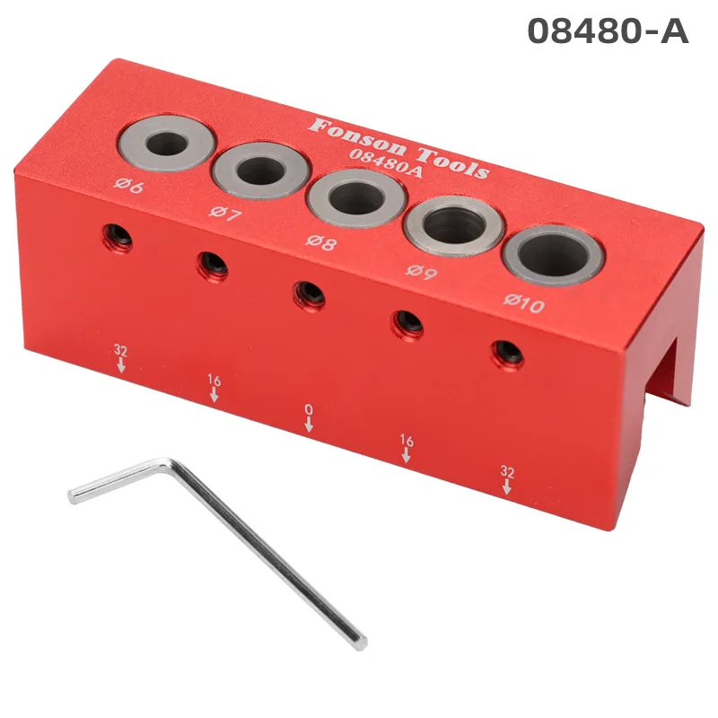 08480A Woodworking Punch Round Tube Punch Woodworking Drilling Tool Right Angle Punching Auxiliary