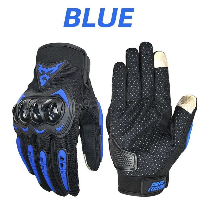 

Summer Motorcycle Gloves Men Touchscreen Breathable Motorbike Riding Bicycle Protective Guantes Non-slip Gloves Outdoor Sports