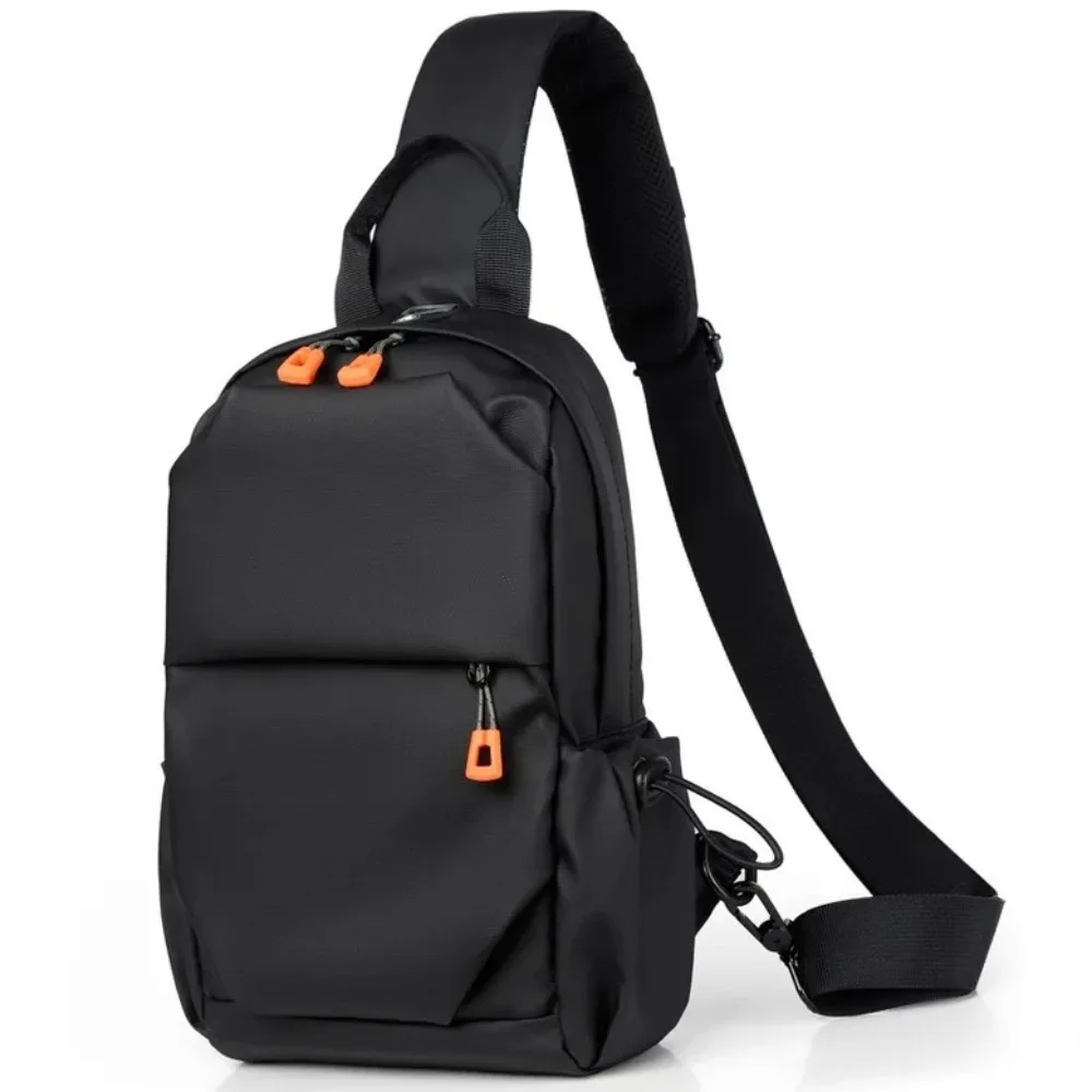 

Casual Fashion Men Chest Bag Large Capacity Casual Crossbody Bag Waterproof Shoulder Bag Adjustable Sling Bag