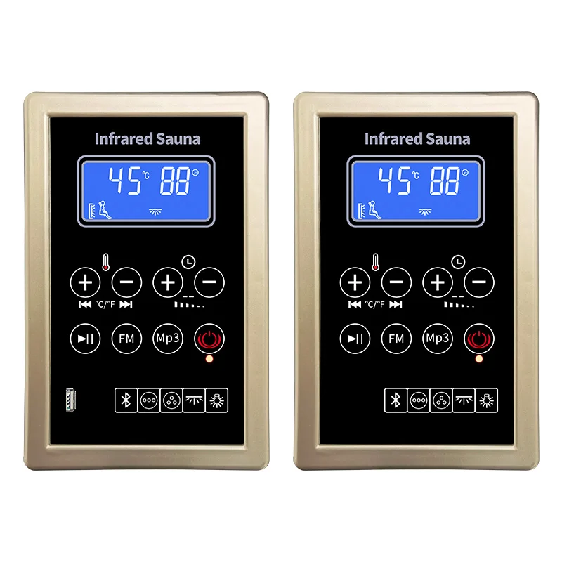 infrared sauna control panel